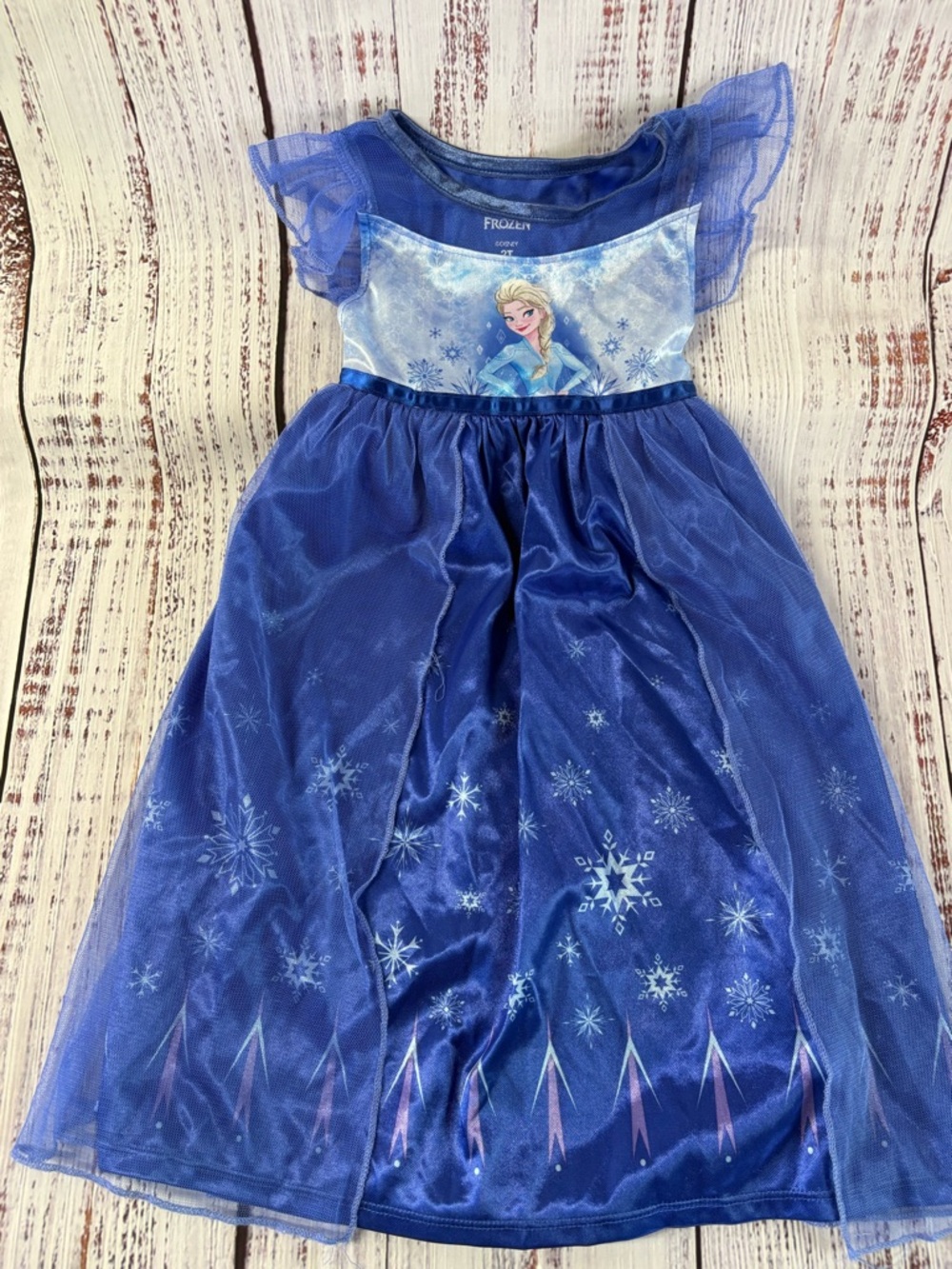 Disney Frozen Elsa Costume Dress in Blue and Light Blue